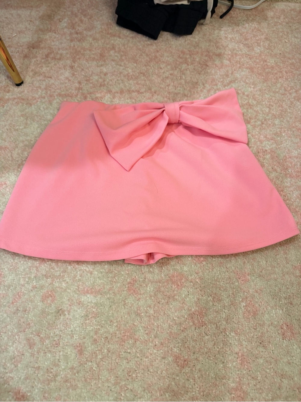 Pink Bow Front Skort